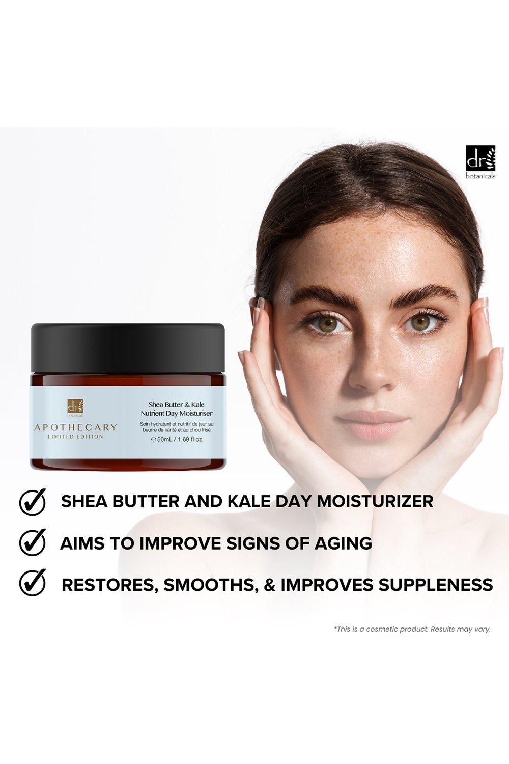 Dr. Botanicals Shea Butter & Kale Nutrient Day Moisturiser 50ml image 2