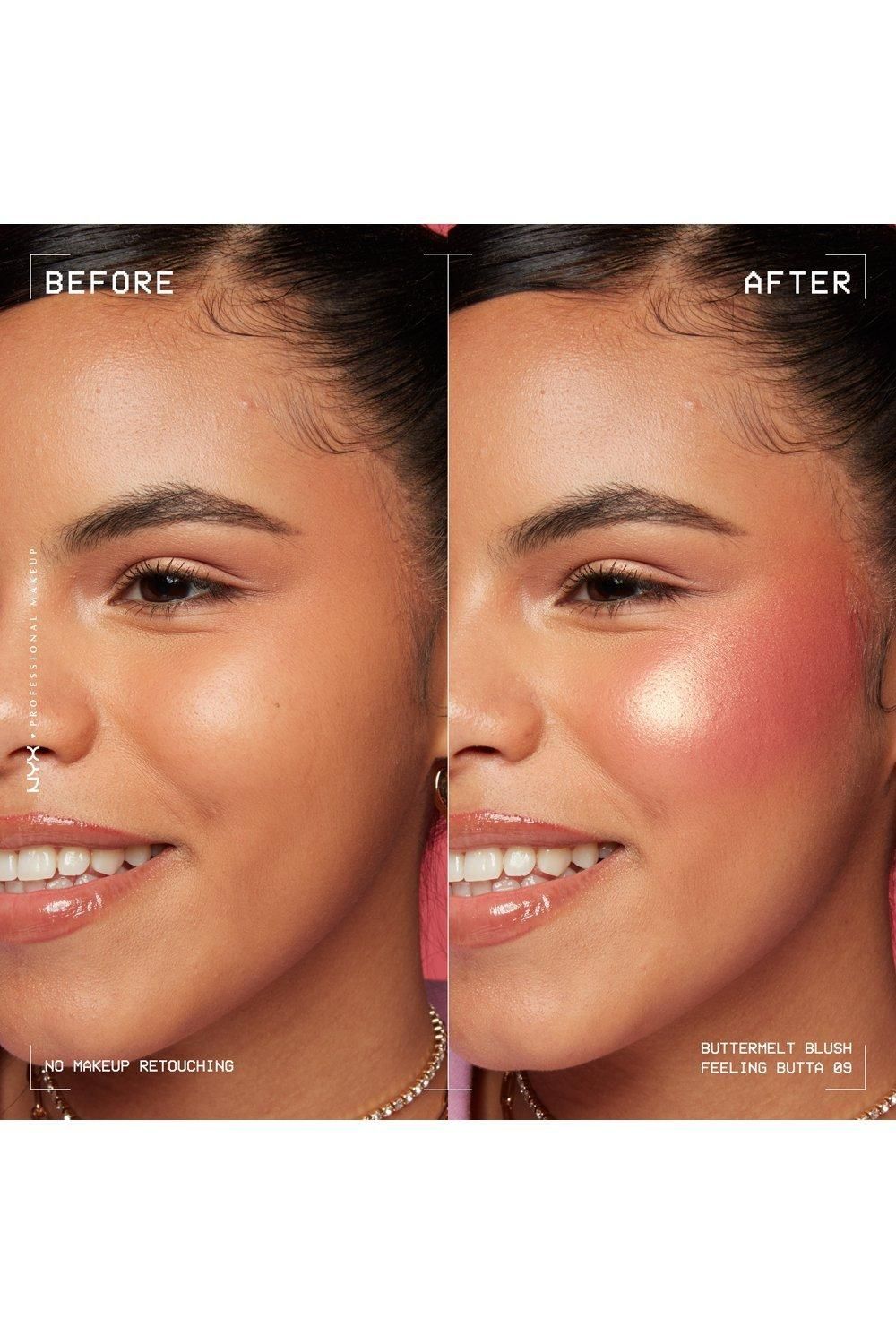 NYX Professional Makeup Buttermelt Blush Powder Blush Feeling Butta image 3