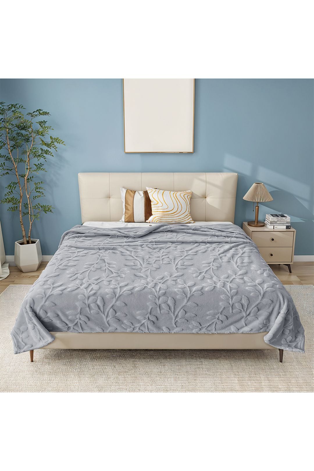 Living and Home Soft Warm Plush Fuzzy Throw Blanket image 4