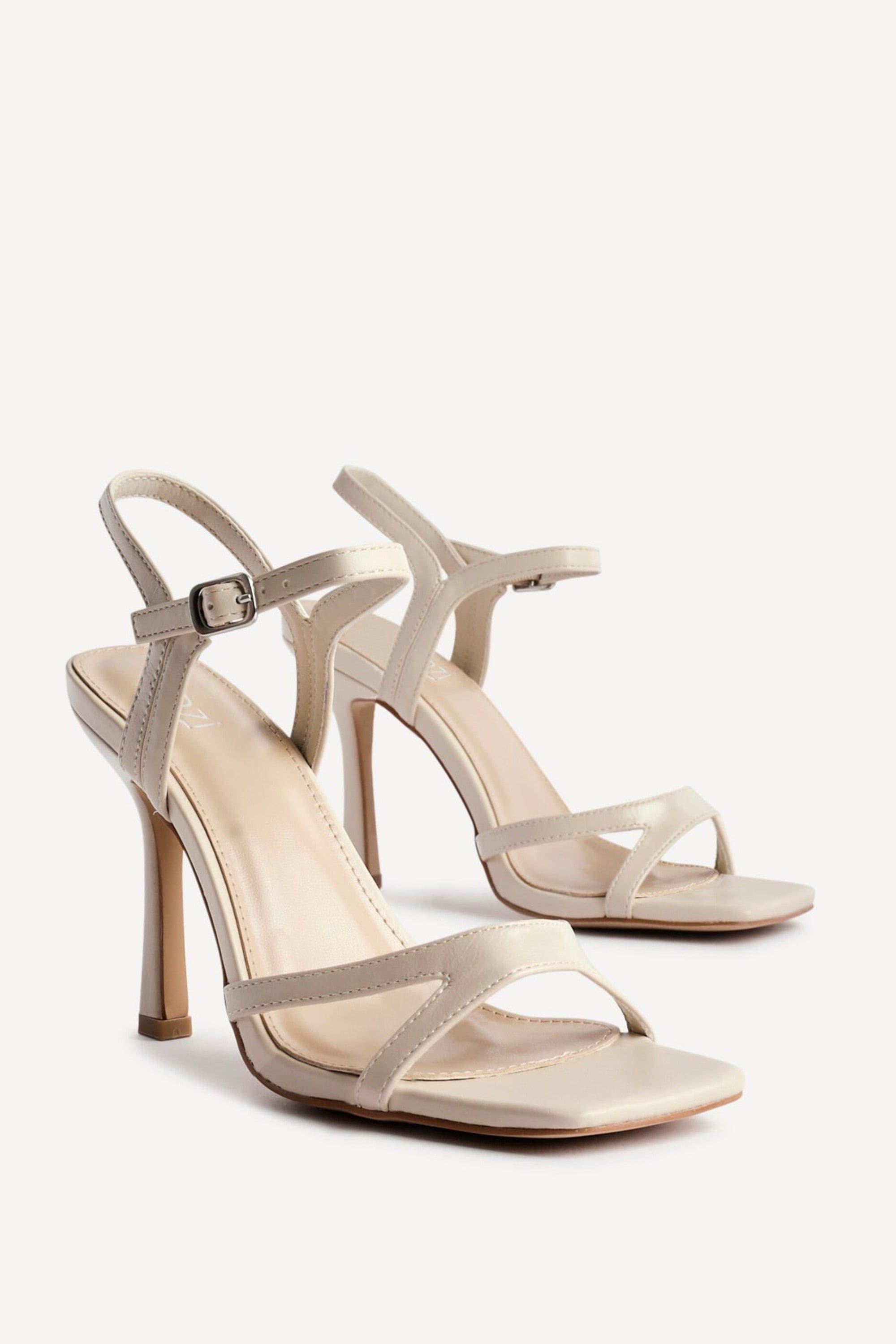 Linzi Empress Nude Faux Leather Heels image 4