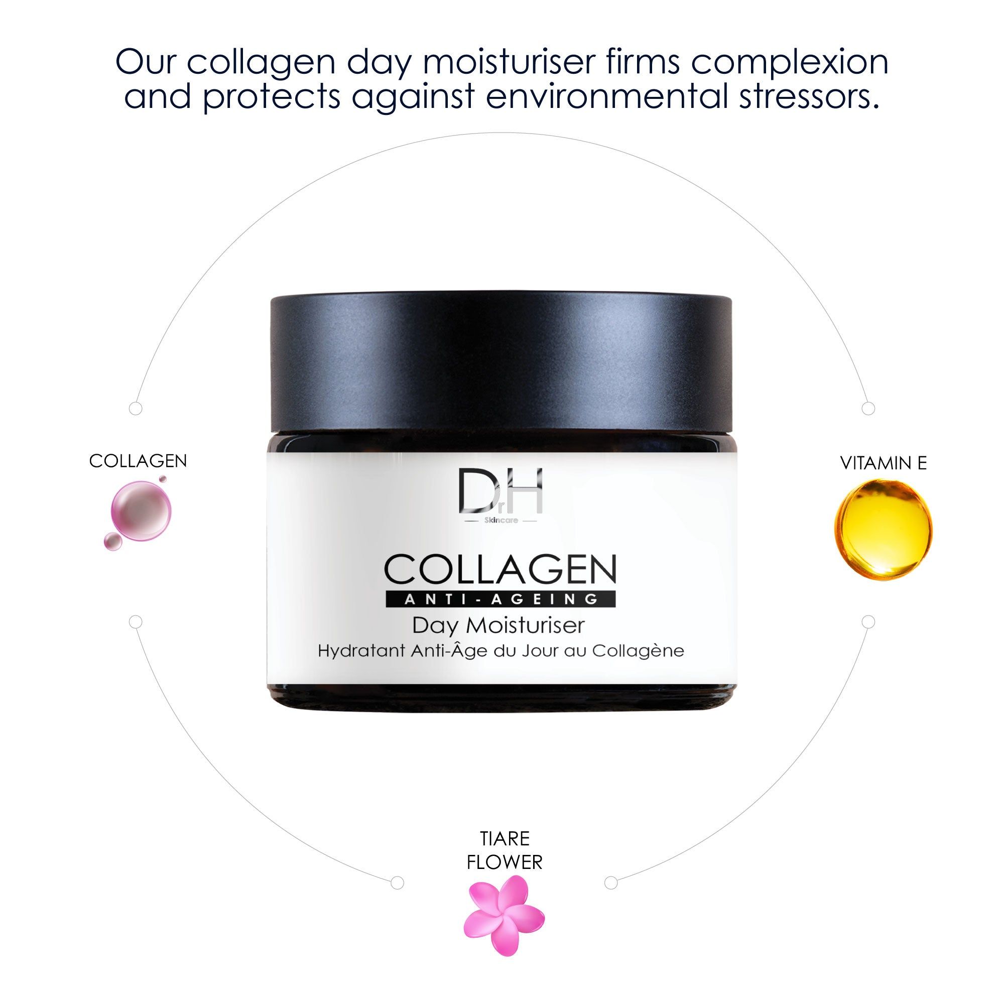 Dr H Collagen Anti-Ageing Day Moisturiser 60ml image 4
