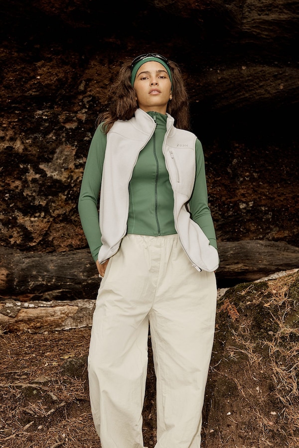 DSGN Studio DSGN Studio Sport Zip Through Active Jacket Green