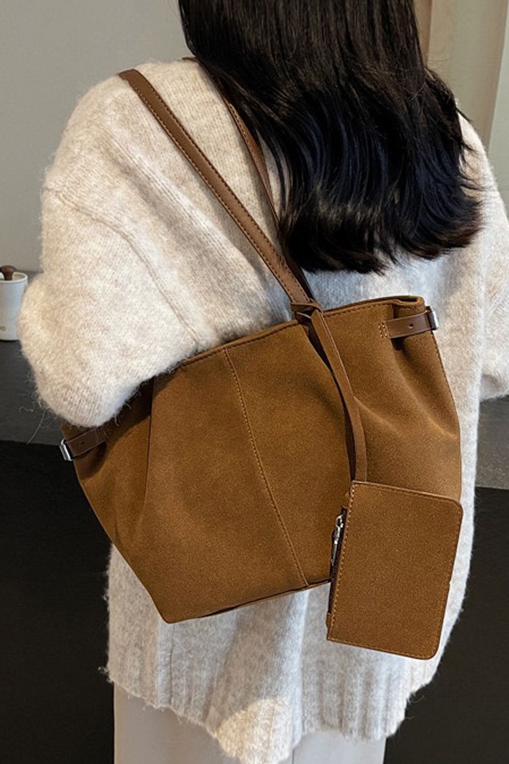 XY London 'Destiny' Large Tote Bag with Matching Pouch Purse image 3