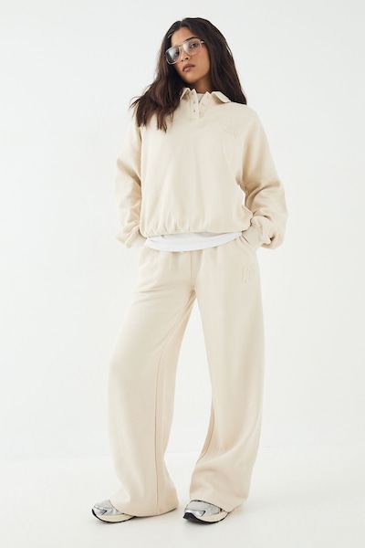 DSGN Studio DSGN Studio Self Fabric Applique Straight Leg Jogger Stone