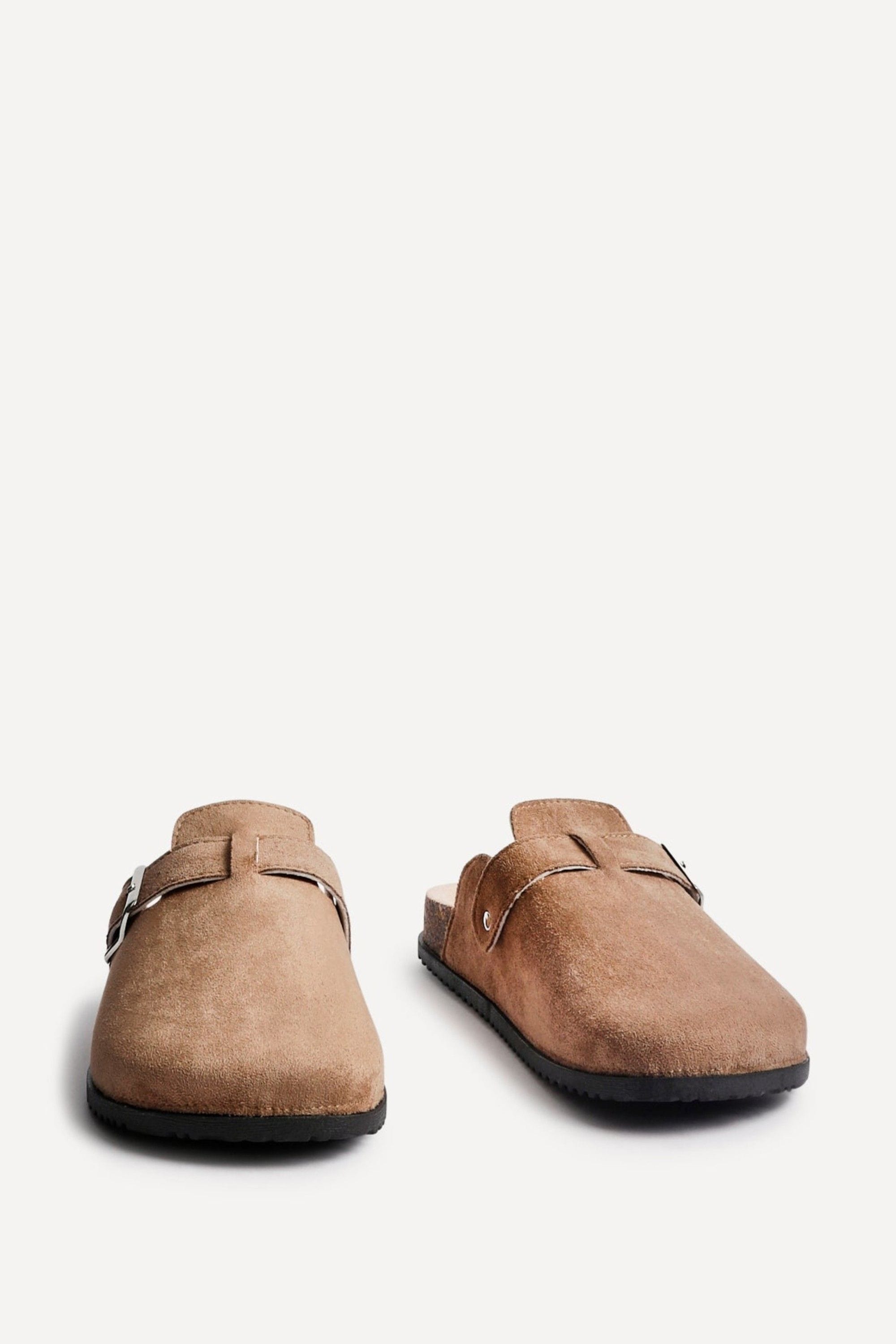 Linzi Parker Mocha Faux Suede Clog image 3