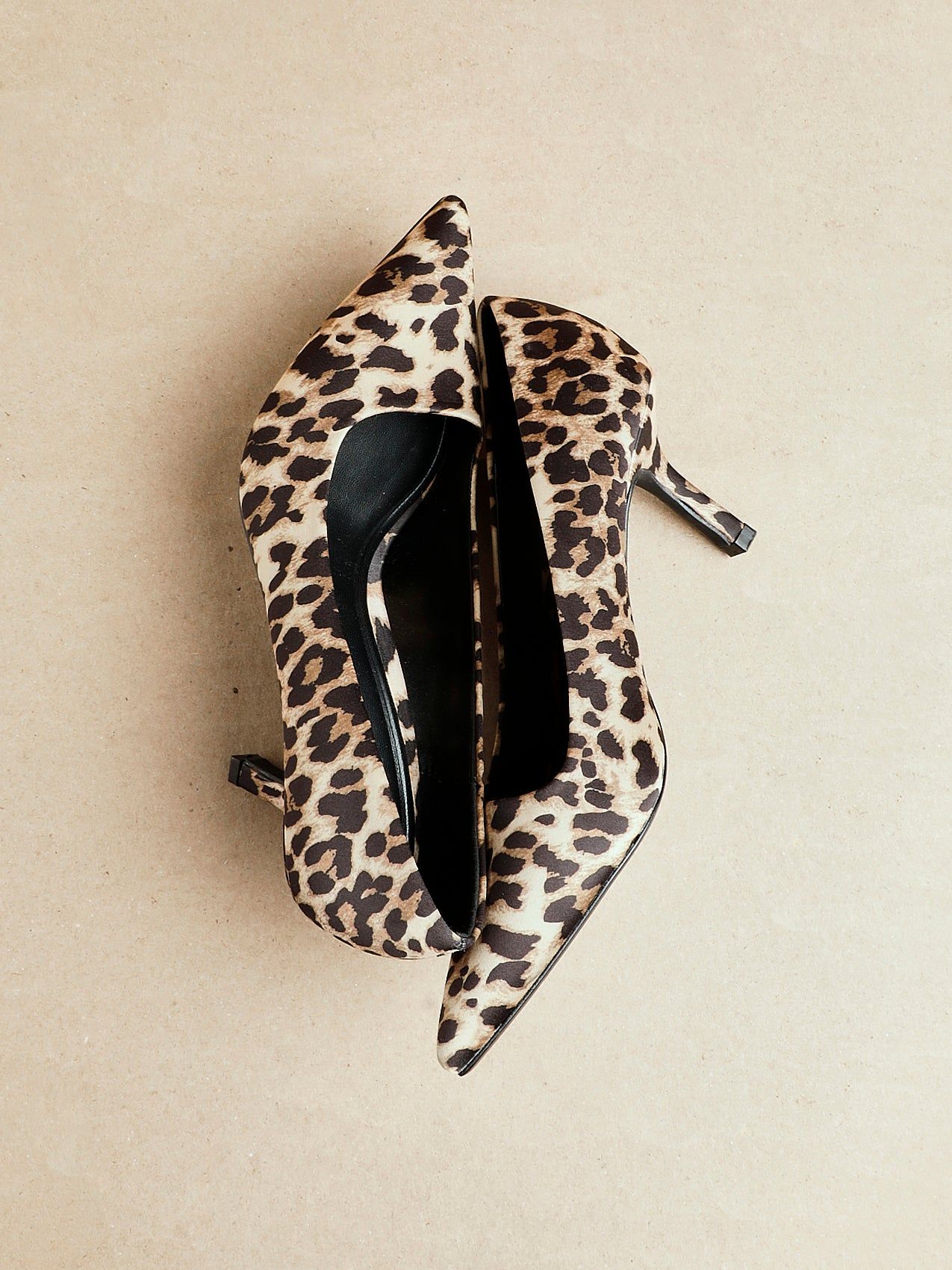 Linzi Kat Leopard Print Scuba Court Heel image 2
