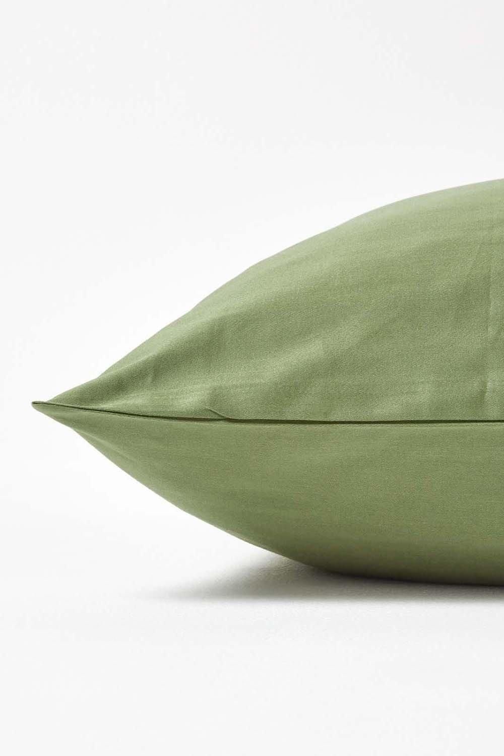 Homescapes Sateen Cotton Continental Pillowcase 400 TC, 40 x 40 cm image 2