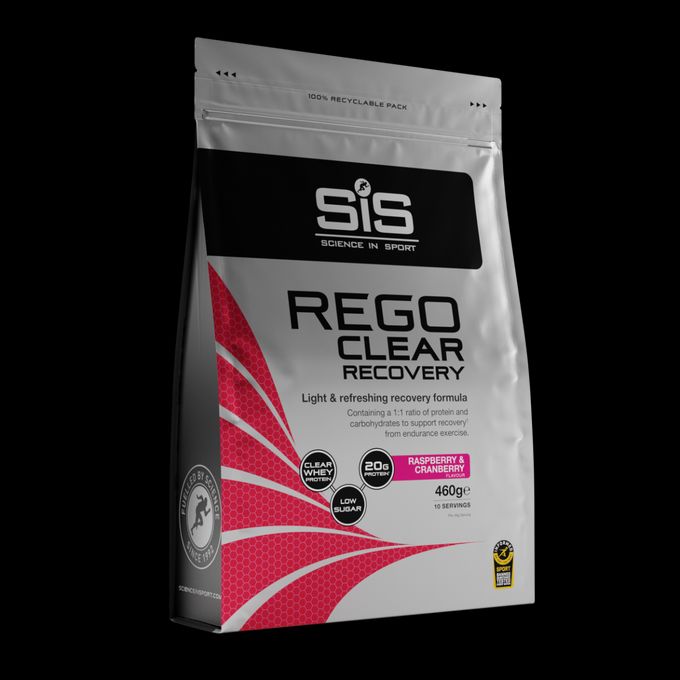 Science in Sport REGO Clear Recovery Powder - 20g Protein - Raspberry & Cranberry - 460g image 1