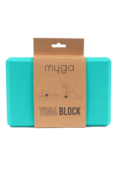 Myga Foam Yoga Block - Turquoise