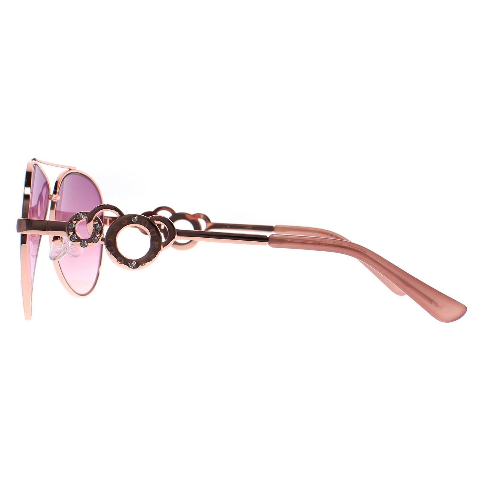 Guess Aviator Rose Gold Pink Gradient GF0365 image 3