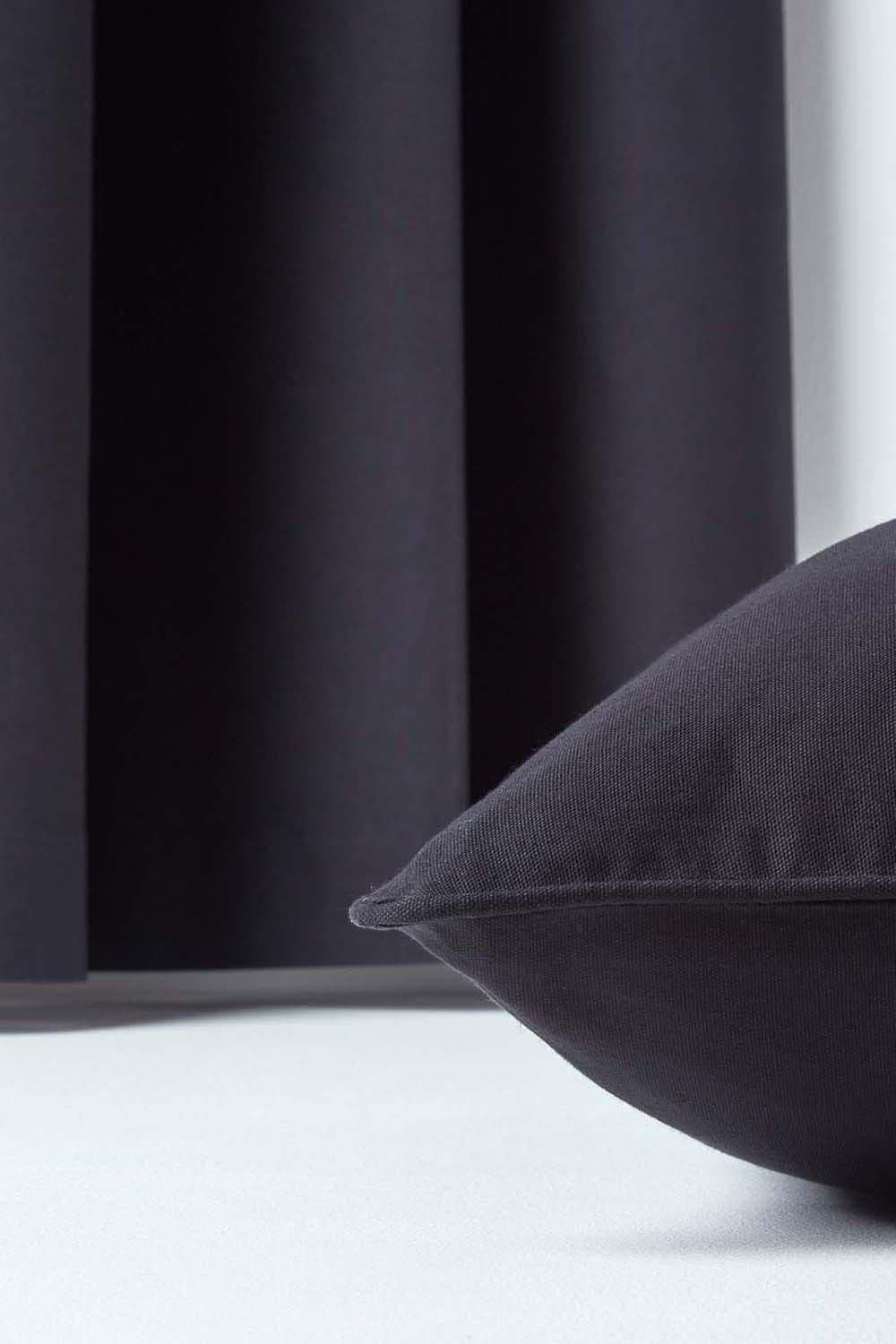 Homescapes Cotton Plain Cushion Cover image 5