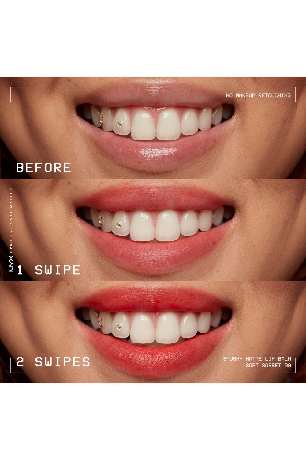 NYX Professional Makeup Smushy Matte Lip Balm 8ml Sassy Stuff image 6