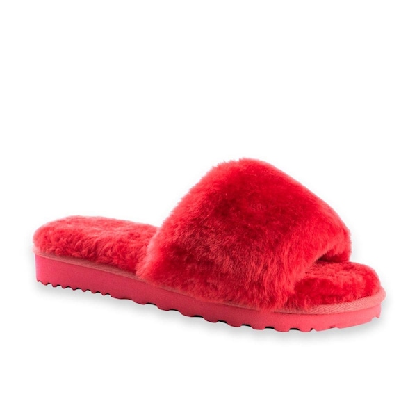 Aus Wooli Australia Sheepskin Fluff Slide Slippers