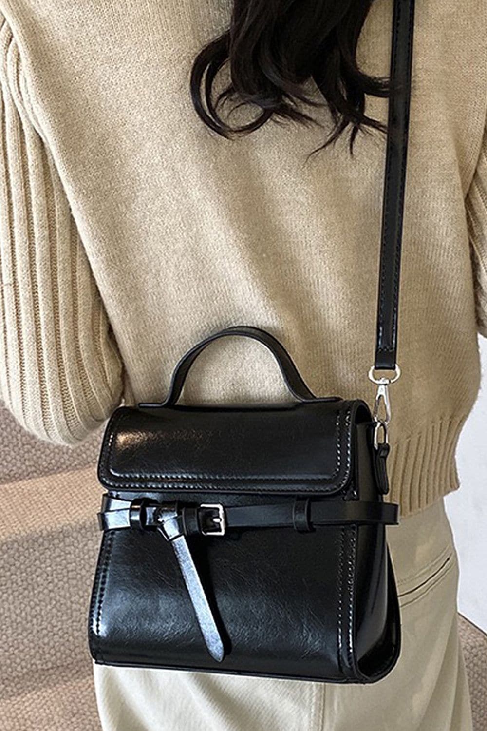 XY London 'Margie' Small Crossbody Handbag With Shoulder Strap image 3