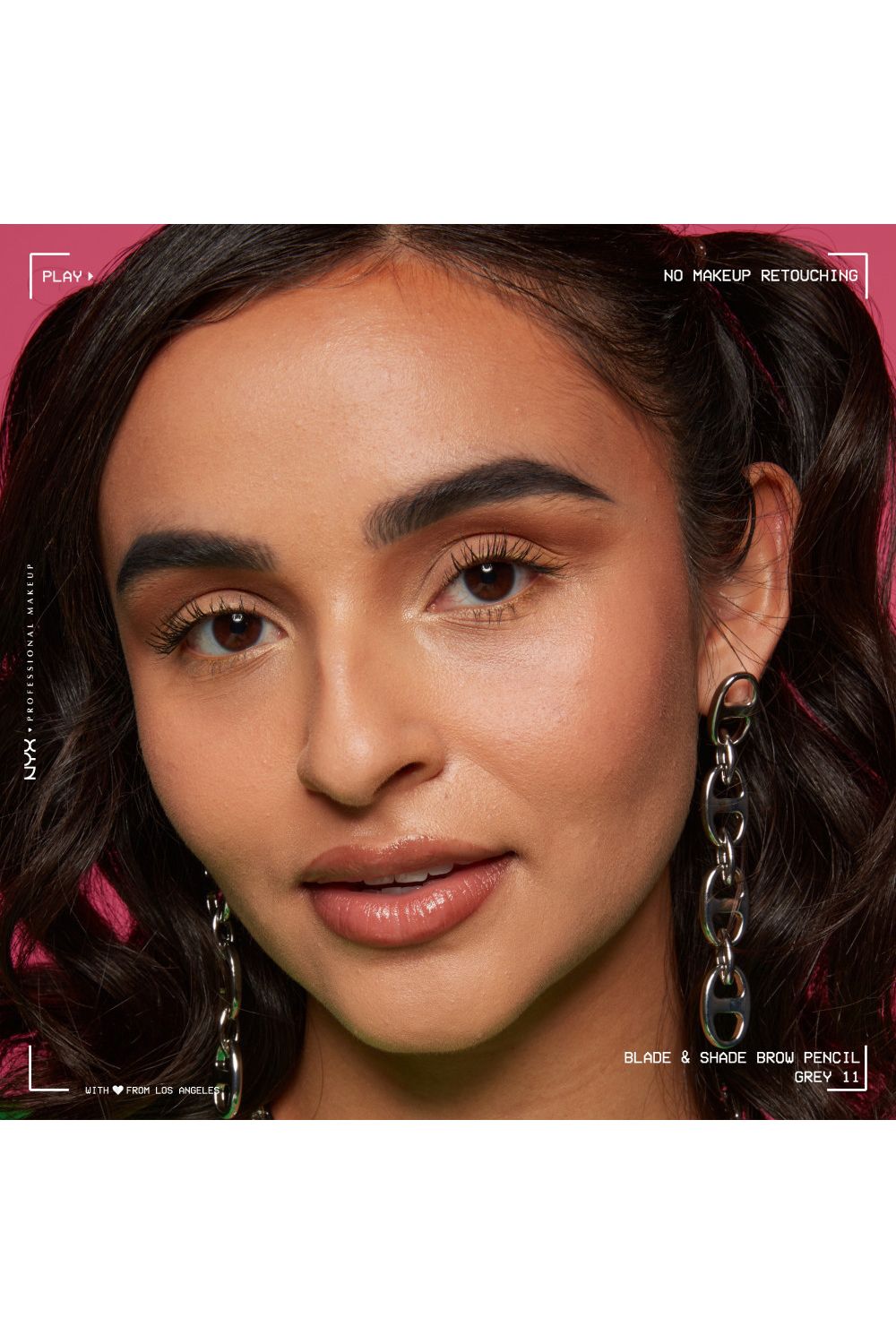 NYX Professional Makeup Blade & Shade, Nano Brow Mechanical Pencil 0.06g Grey image 10