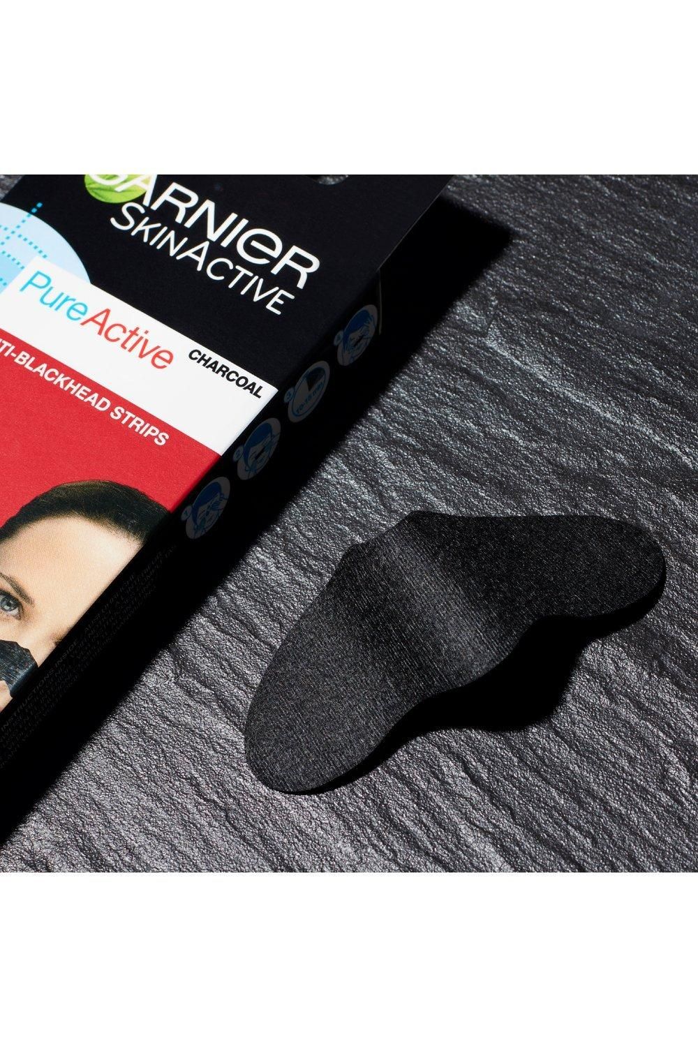 Garnier Pure Active Intensive Anti Blackhead Charcoal Nose Strips Multi image 2