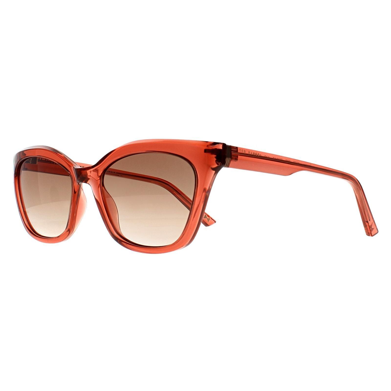 Ted Baker Cat Eye Transparent Candy Cane Red Brown Grey Gradient TB1639 Tanner image 2