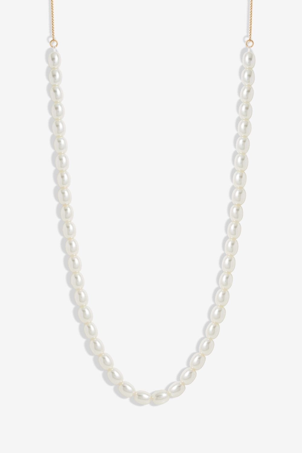 Jon Richard Gold Plated Adjustable Pearl Necklace image 1