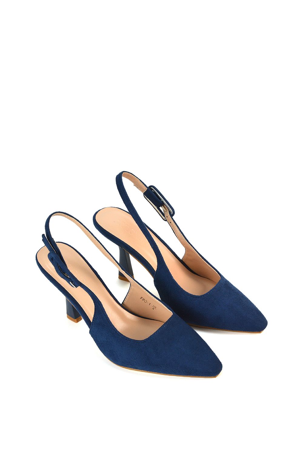 XY London 'Betty' Slingback Stiletto High Heel Pointed Toe Shoes image 3