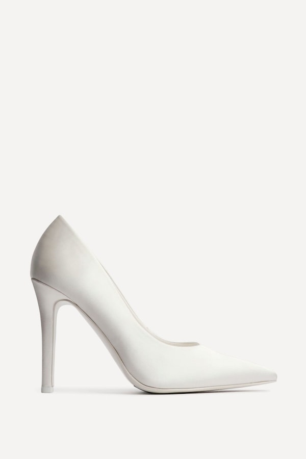 Linzi Solemate Bridal Ivory Satin Classic Court Heels