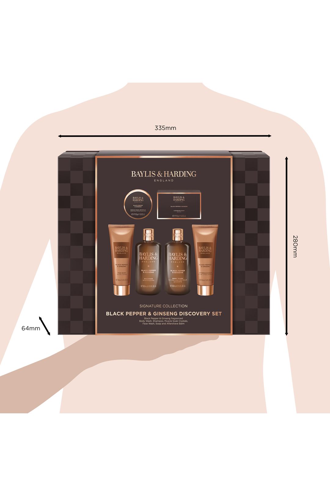 Baylis & Harding Black Pepper & Ginseng Men's Discovery Gift Set Multi image 6