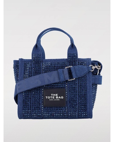 Marc Jacobs Mini Denim Tote Crystal Detail Wo Handbags