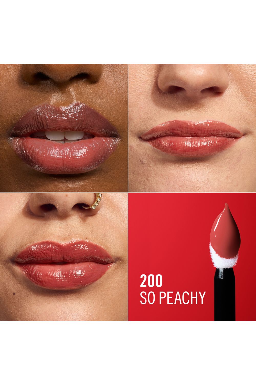 Rimmel London Thrill Seeker Lip Latex 6ml So Peachy image 2