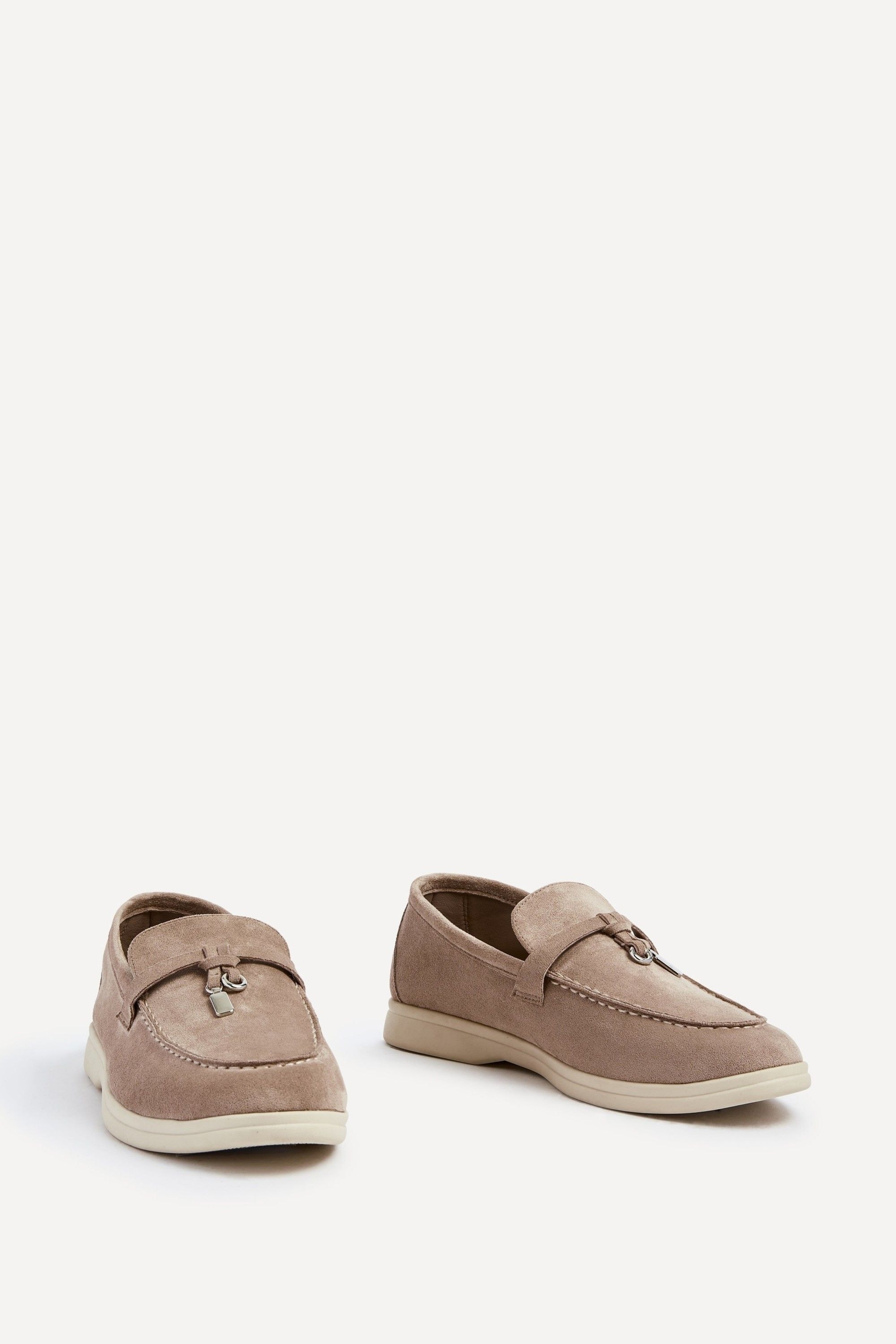Linzi Alette Mocha Faux Suede Slip On Loafers image 3