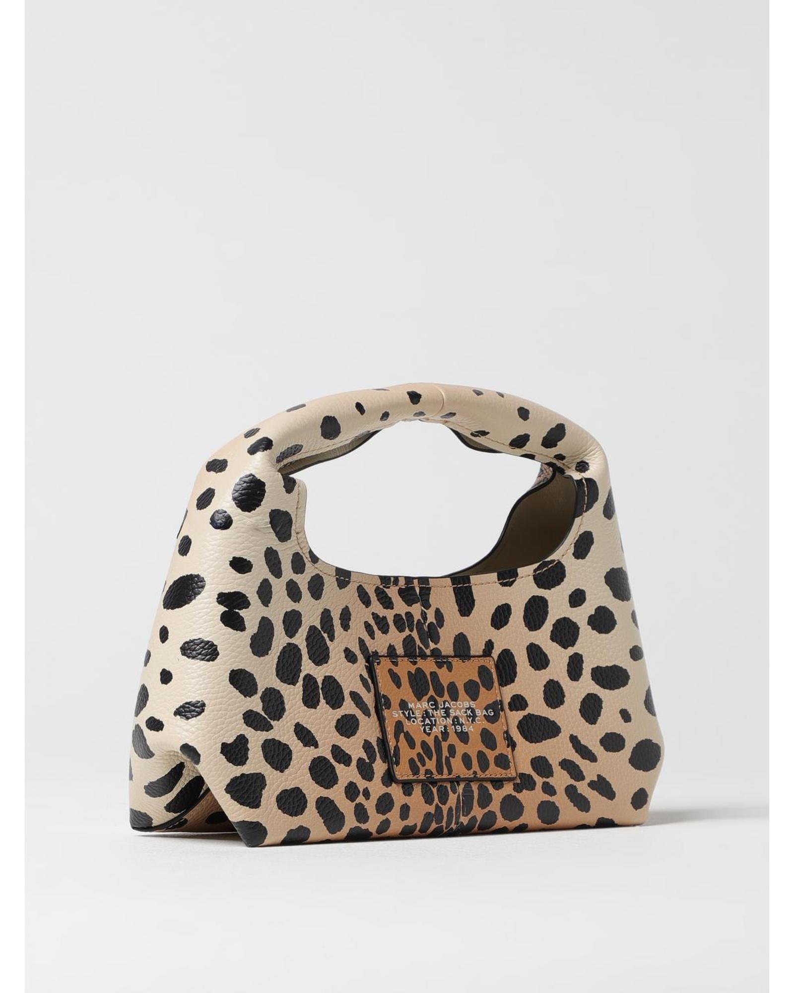 Marc Jacobs Mini Sack Bag Leopard Print Wo - Black Clutch Bags image 2