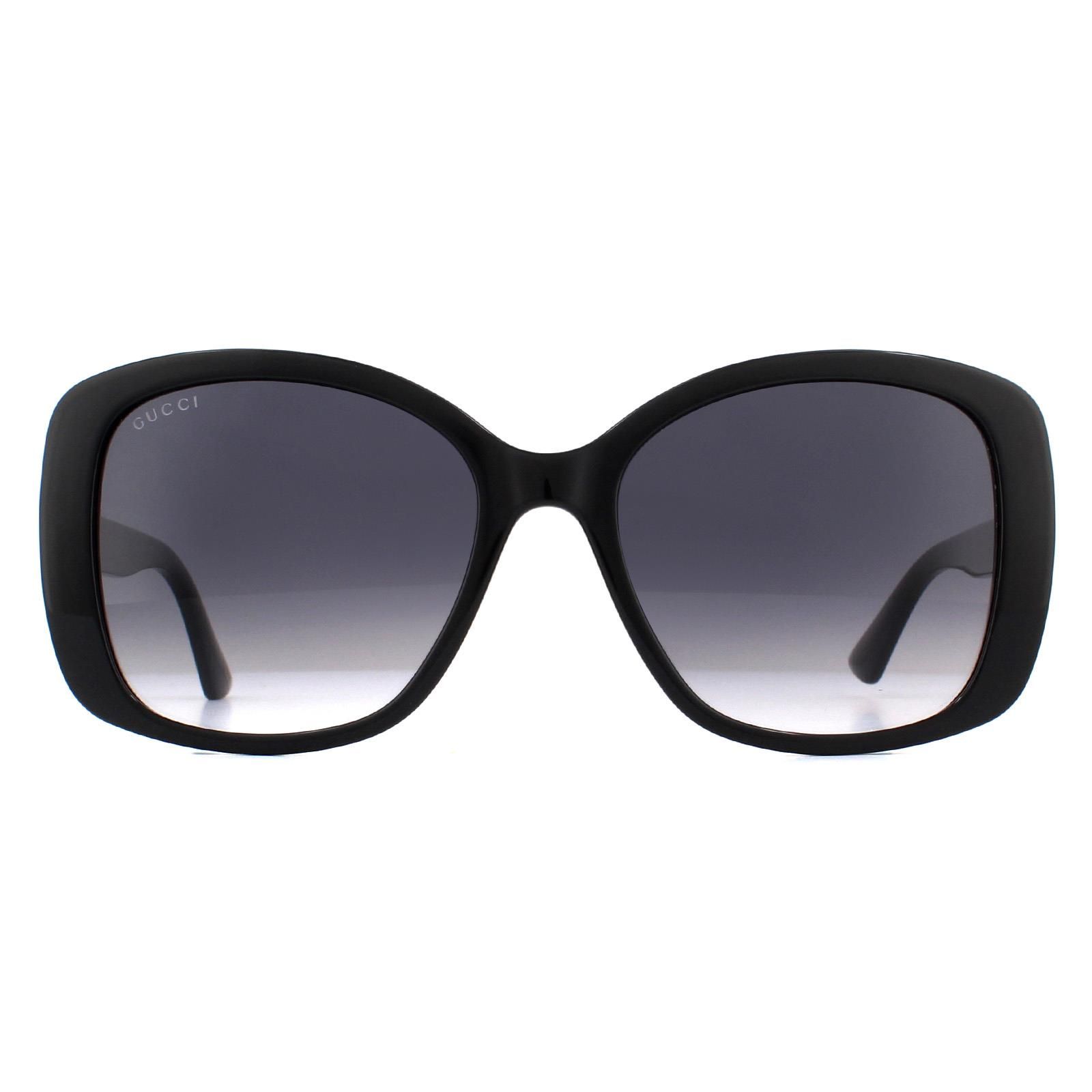 Gucci Fashion Black Grey Gradient Sunglasses image 1