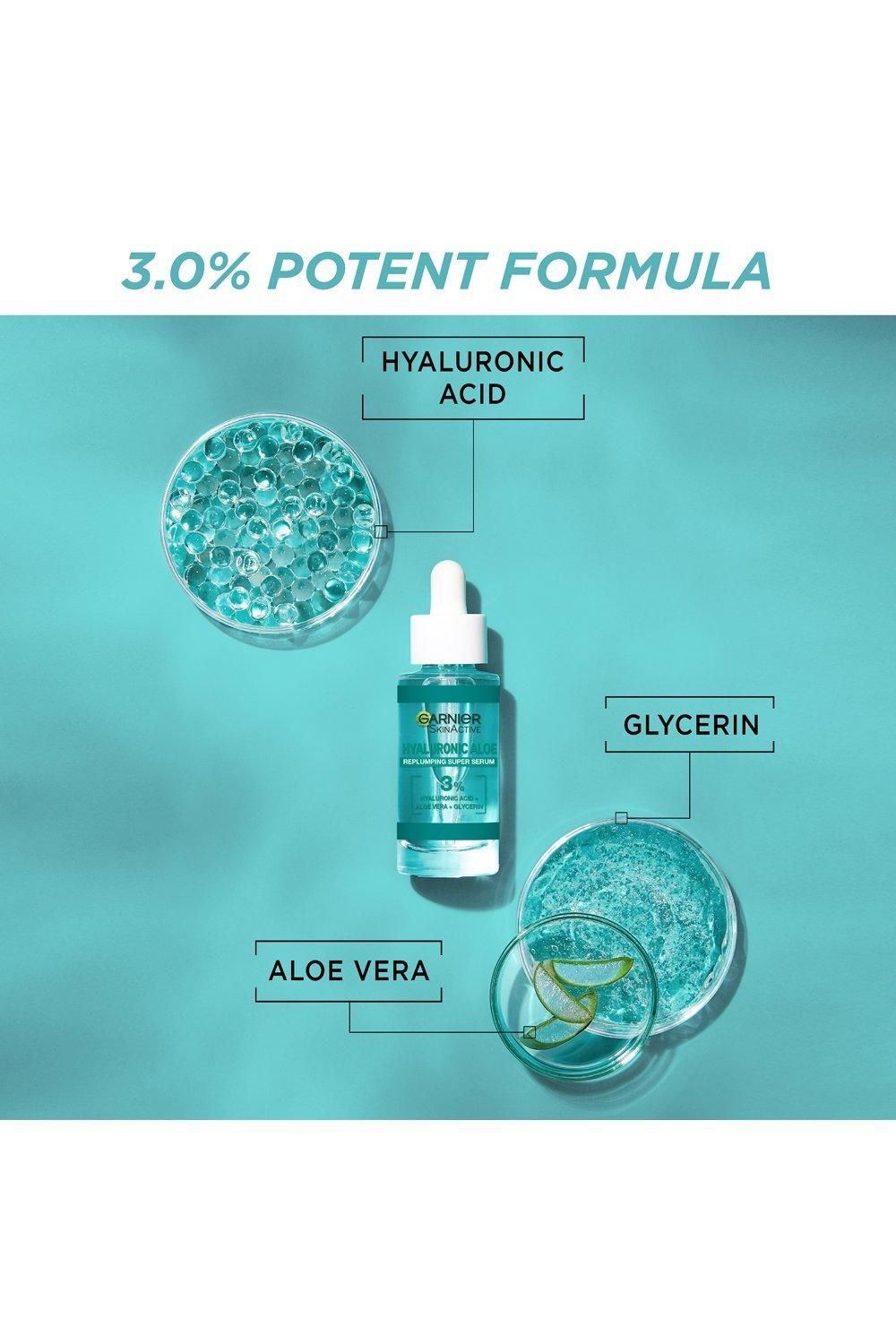 Garnier SkinActive Hyaluronic Acid Replumping Super Serum 30ml Multi image 2