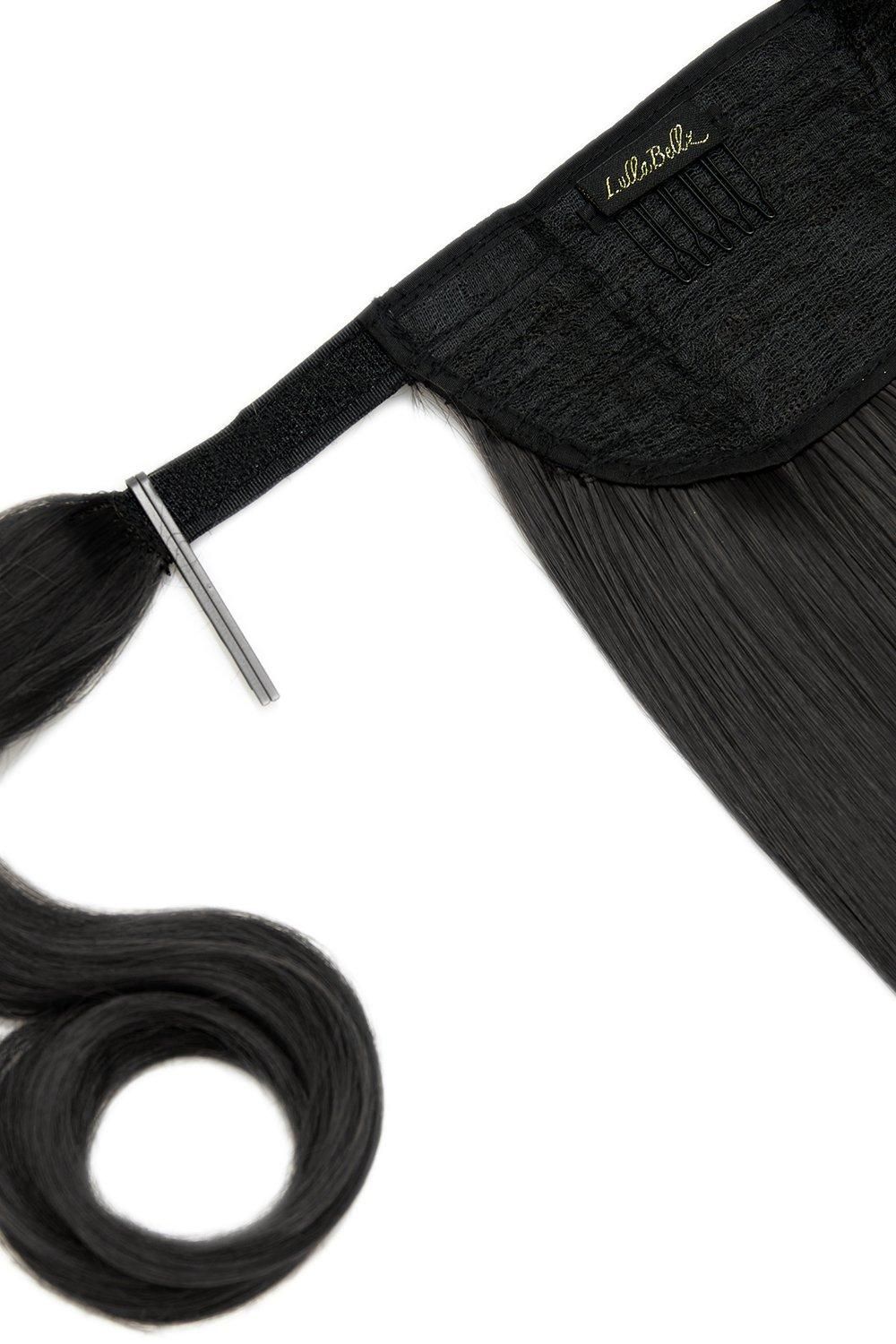 Lullabellz Grande 26" Straight Wrap Around Pony Natural Black image 2