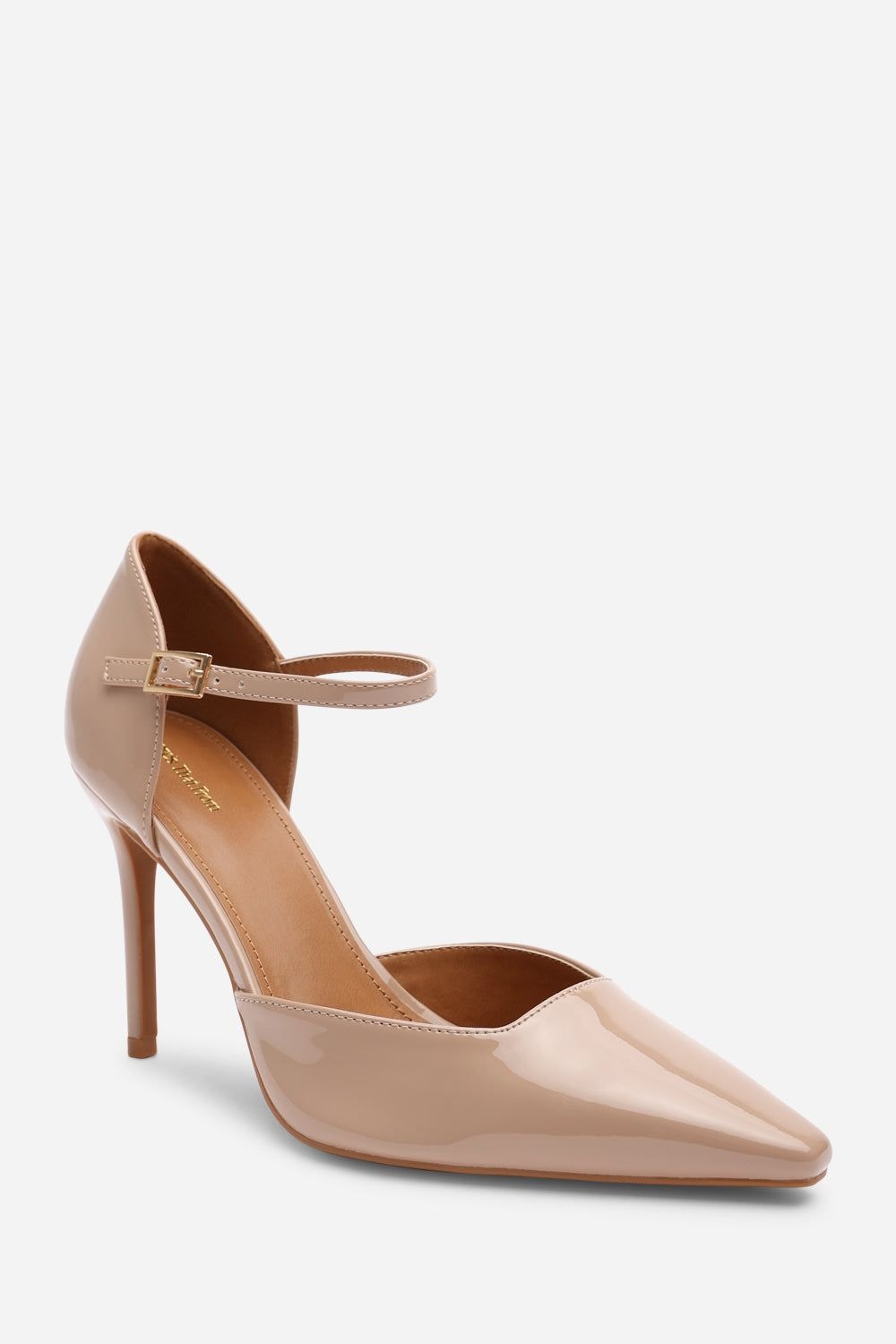 Where's That From 'Winnie' Pointed Toe Stilleto Court Heeled Shoe with Buckle Strap image 3