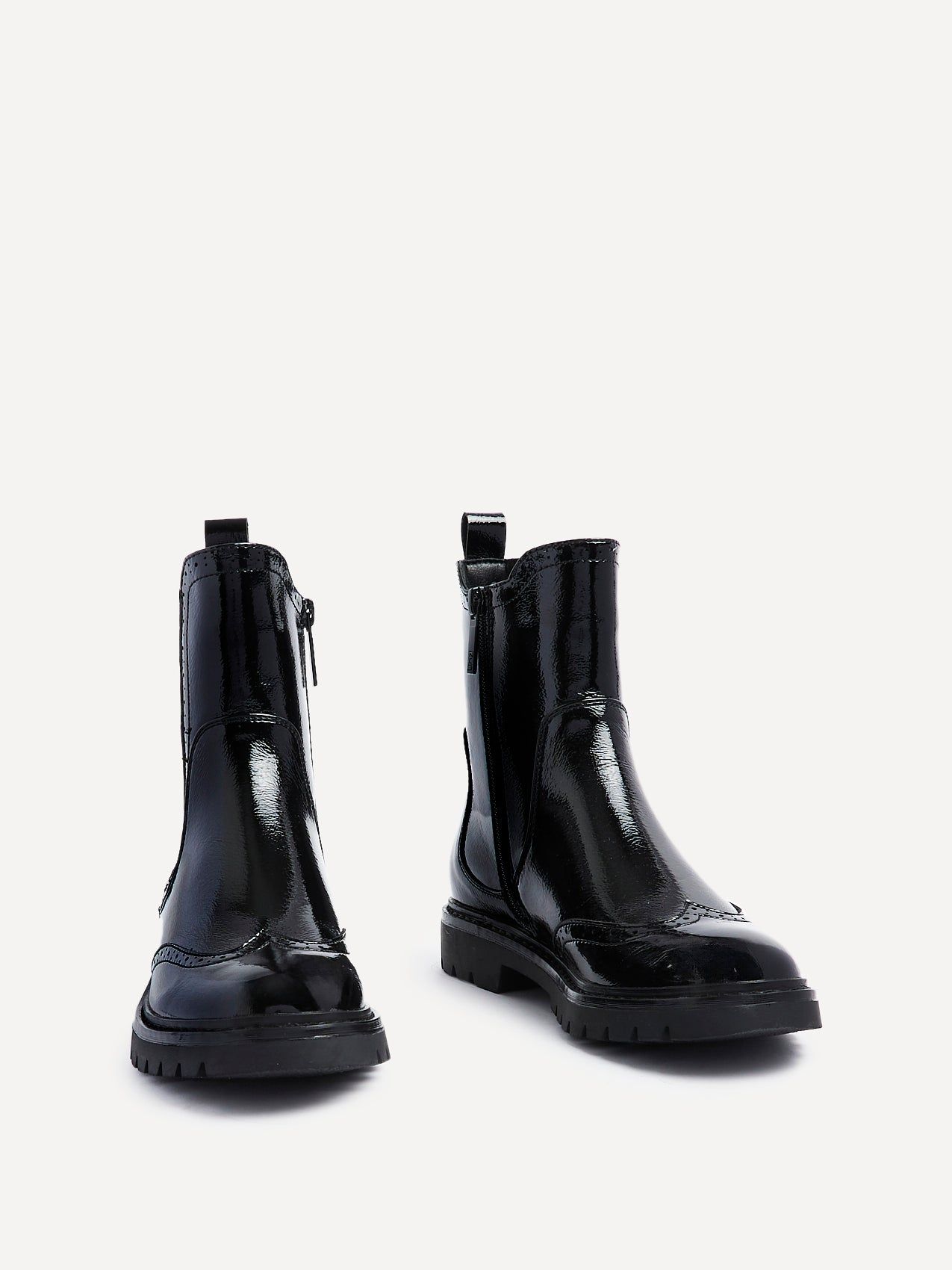 Linzi Esme Black Patent Chelsea Ankle Boot image 3