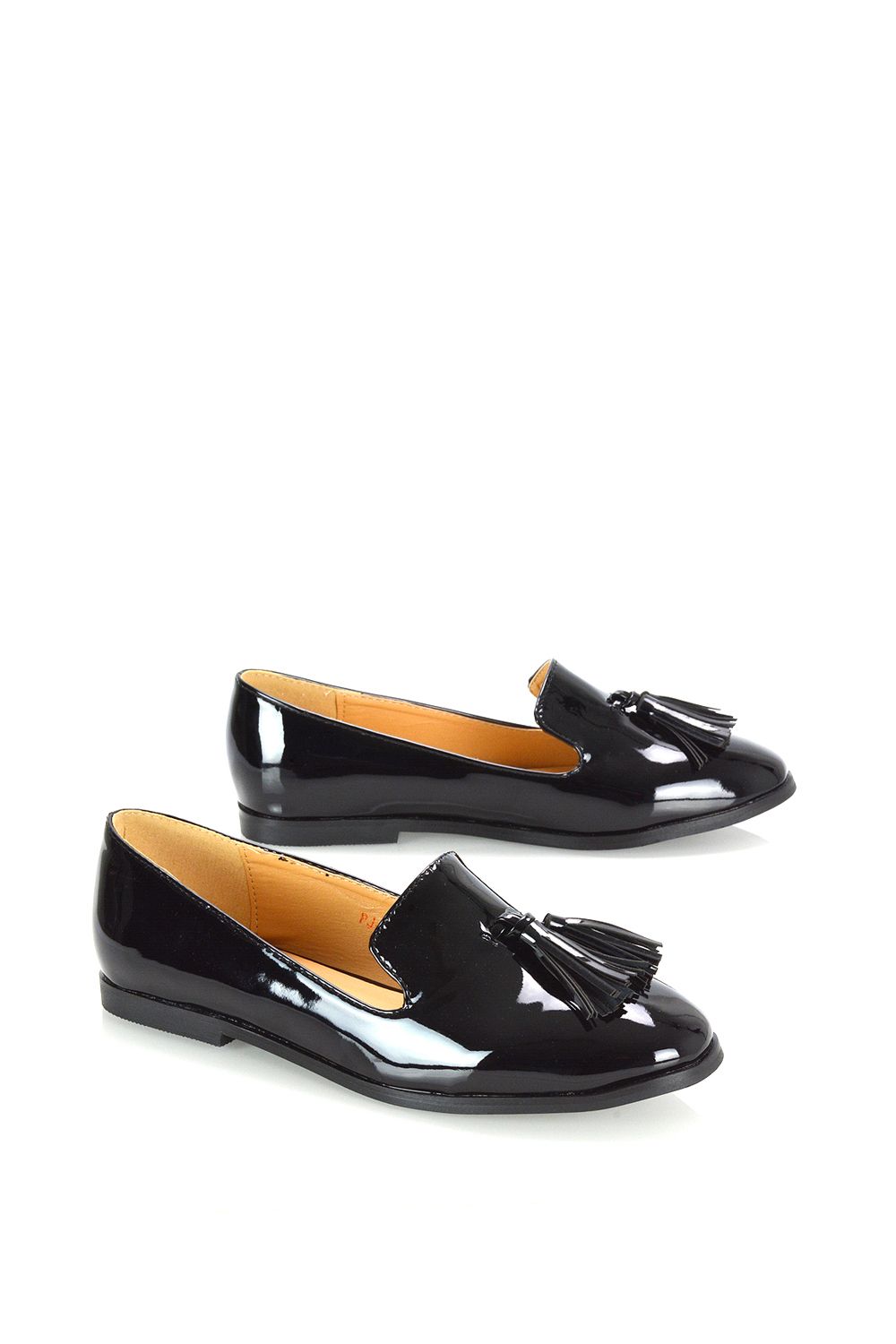 XY London 'Betsy' Flat Pointed Toe Tassel Loafer Shoes image 3
