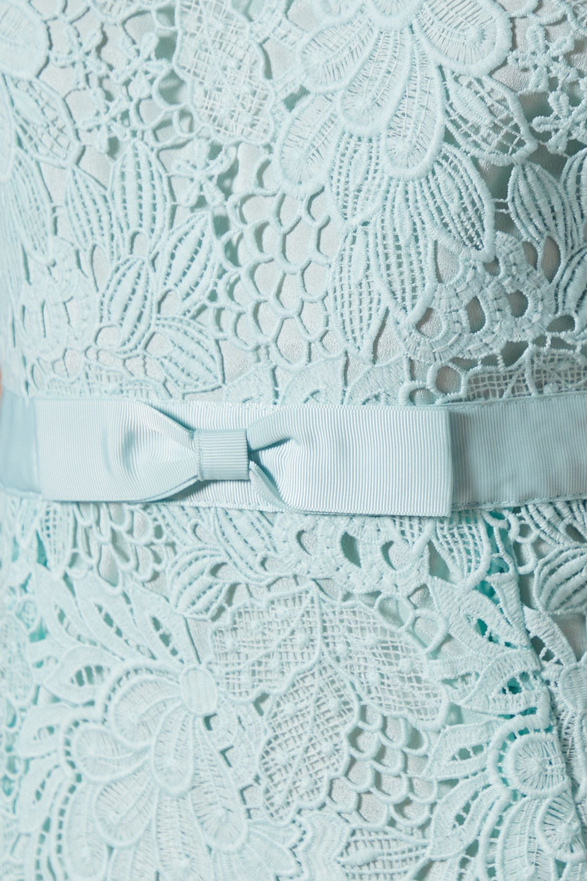 Coast Lace Midi Dress With Bow Belt Sage image 5