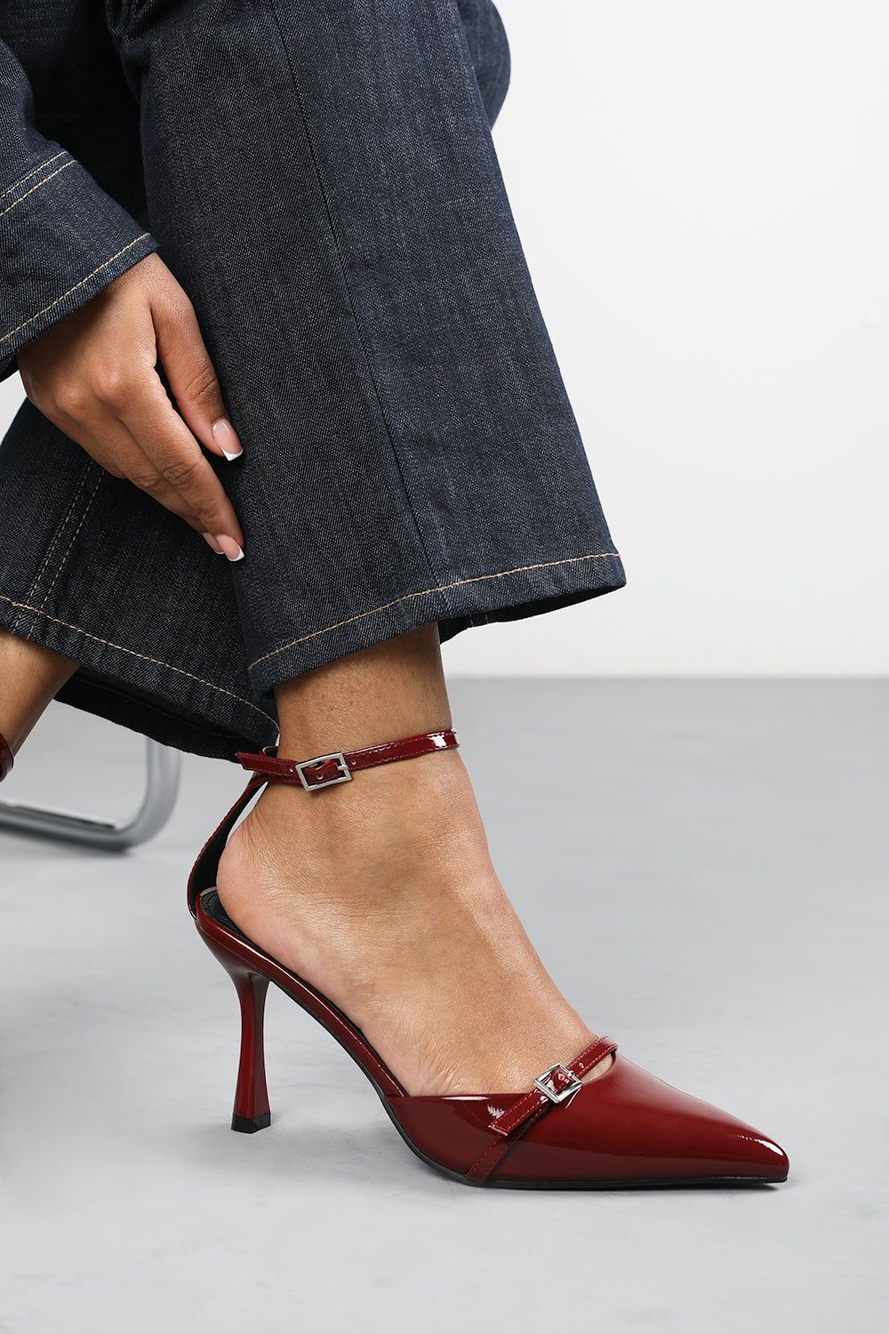 Where's That From 'Katherine' Strappy Pointed Toe High Heels image 5