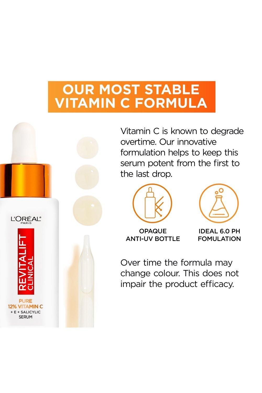 L'Oréal Paris Revitalift Clinical 12% Pure Vitamin C Serum Multi image 6