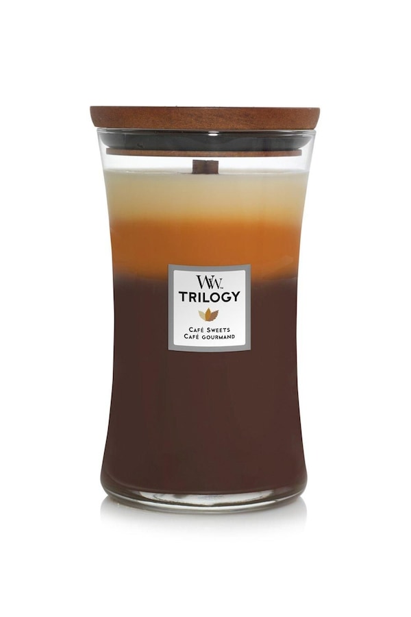Woodwick Trilogy Café Sweets Large Candle Multi
