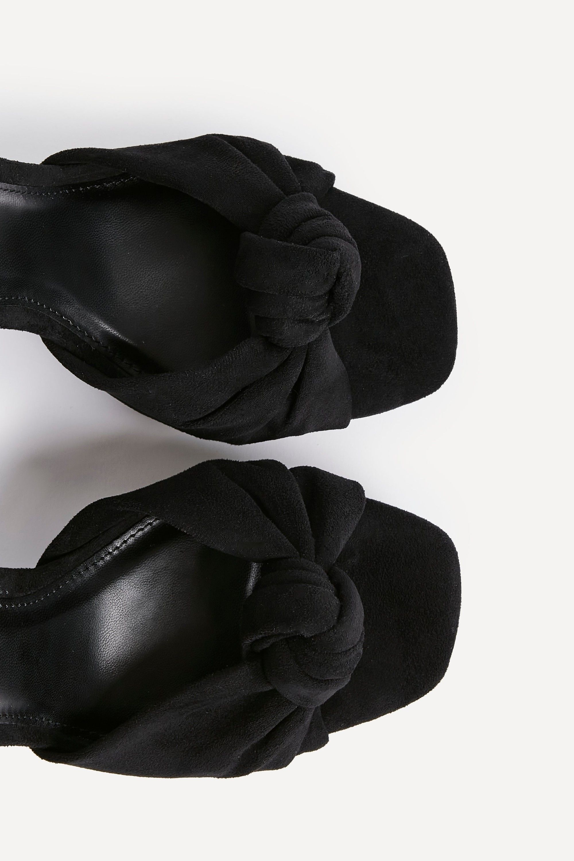 Linzi Ruba Black Faux Suede Platform Heel image 5