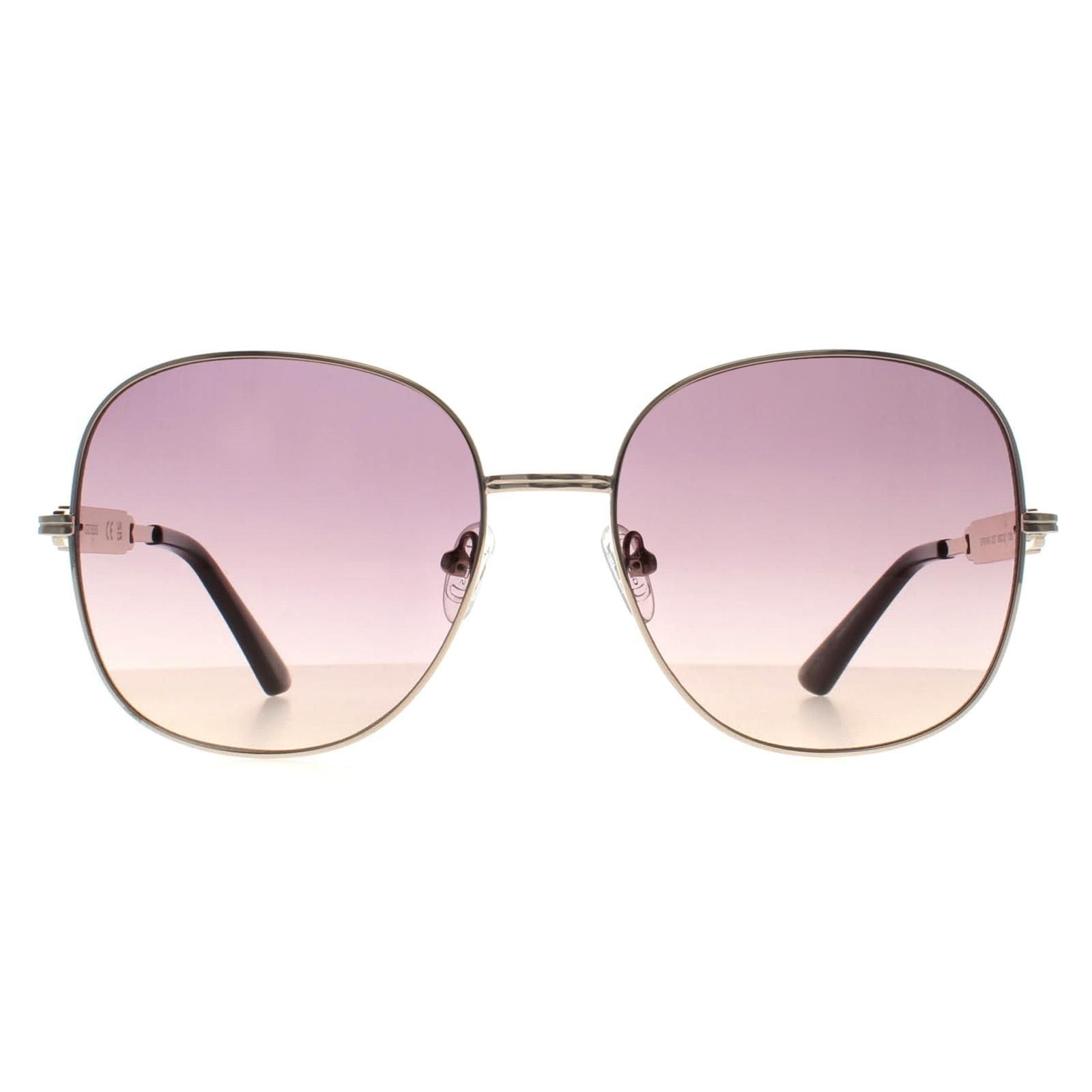 Guess Oval Gold Bordeaux Gradient GF6190 image 1