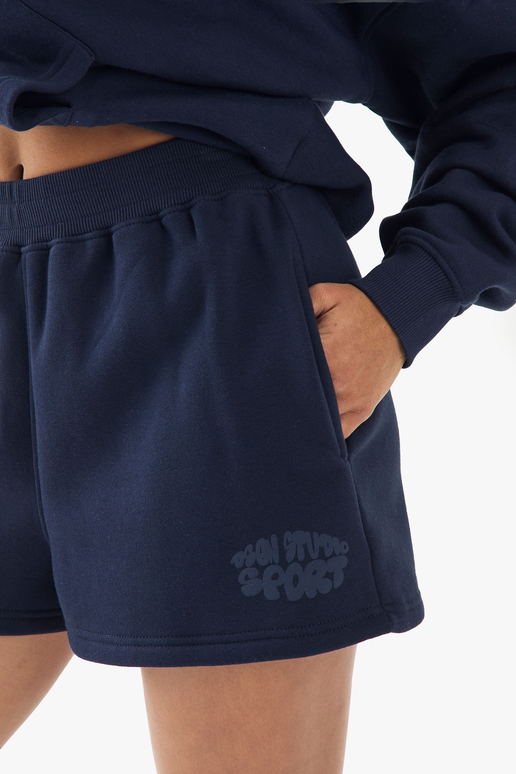 DSGN Studio DSGN Studio Sport Bubble Print Sweat Short Navy image 4