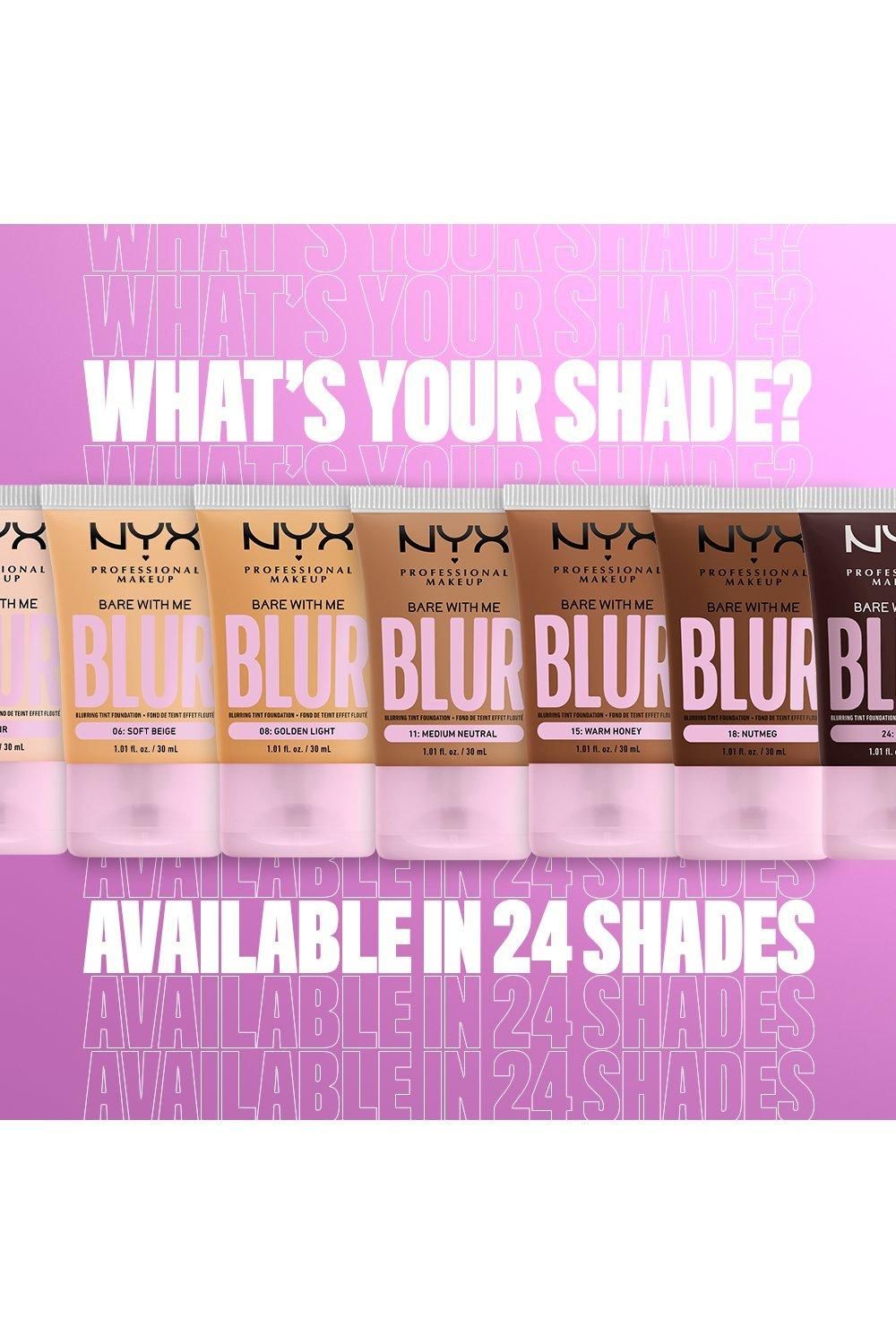 NYX Professional Makeup Bare With Me Blur Tint Foundation Light Neutral image 9