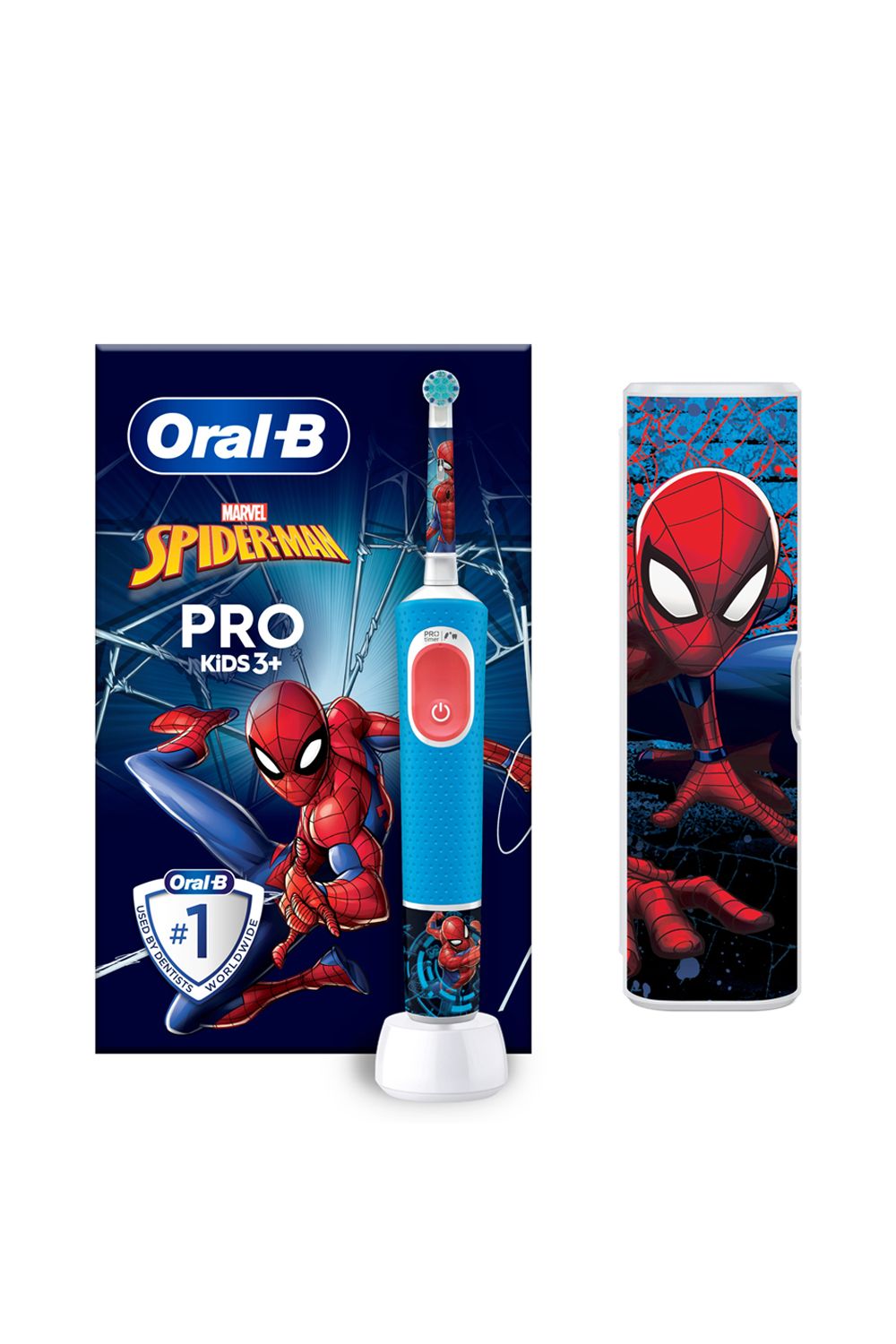 Oral B Kids Spiderman Vitality Pro Toothbrush+Case Multi image 10