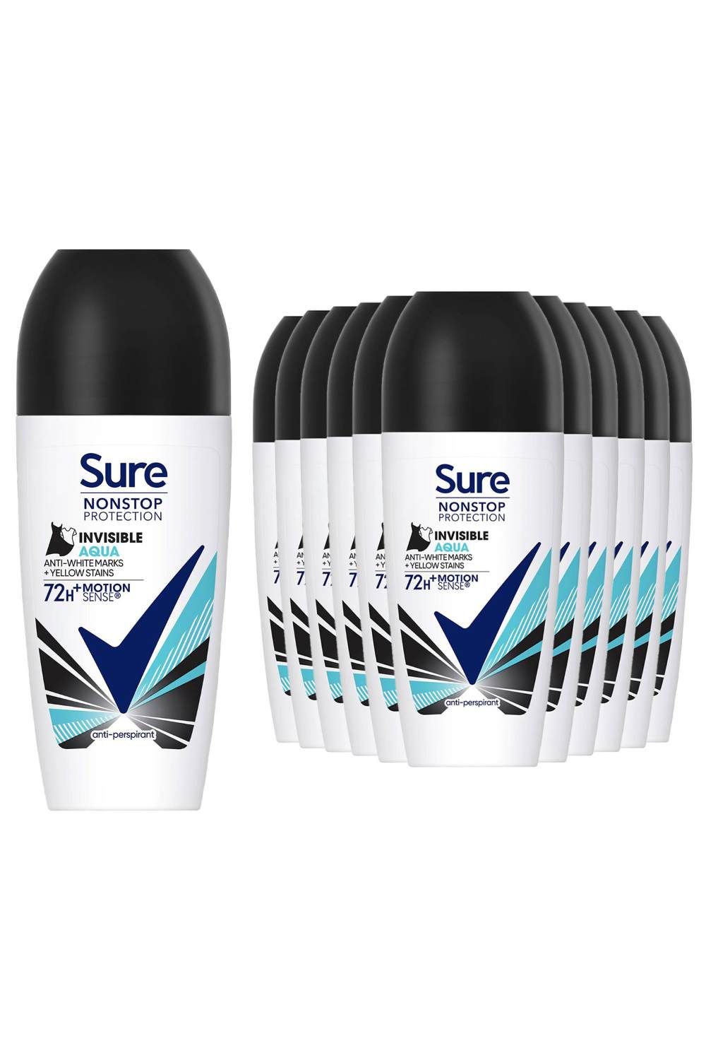 Sure Women Motion Sense 'Antiperspirant Deodorant' Roll-on 72H 50ml, 12pk image 1