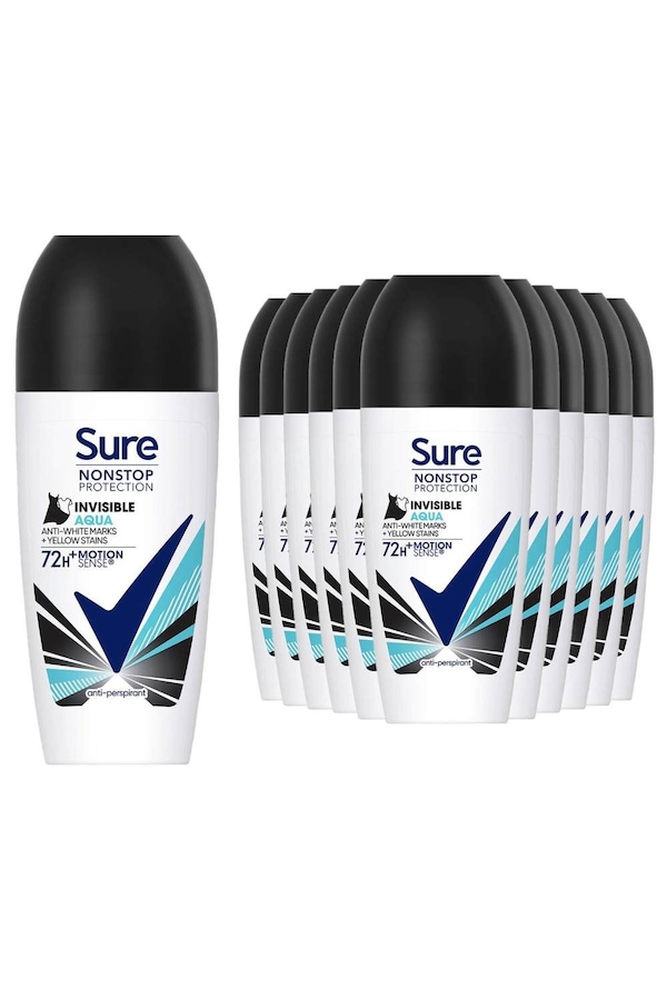 Sure Women Motion Sense 'Antiperspirant Deodorant' Roll-on 72H 50ml, 12pk