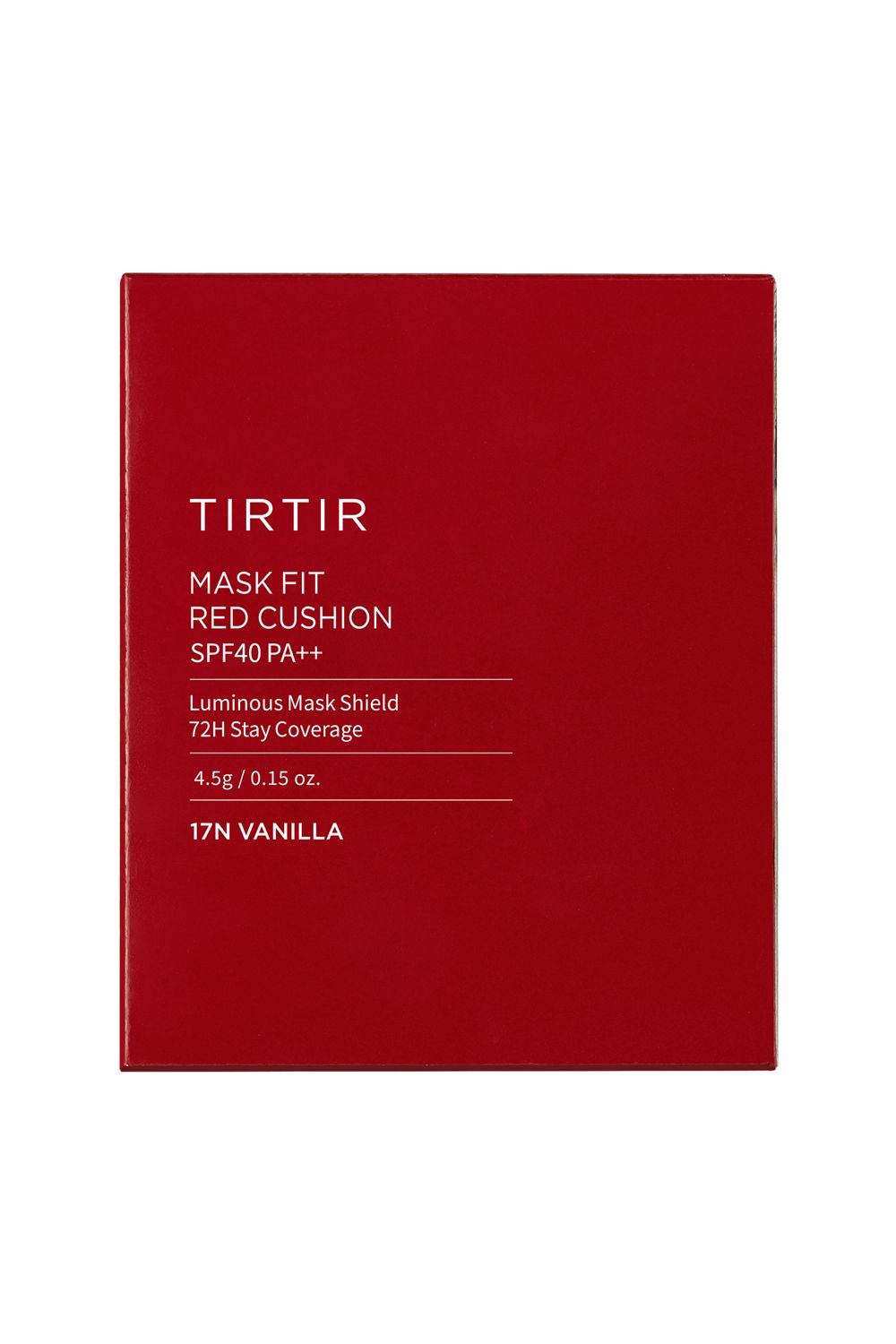 TIRTIR Mask Fit Red Mini Cushion SPF40 PA++ 4.5g 17n Fair Vanilla image 4