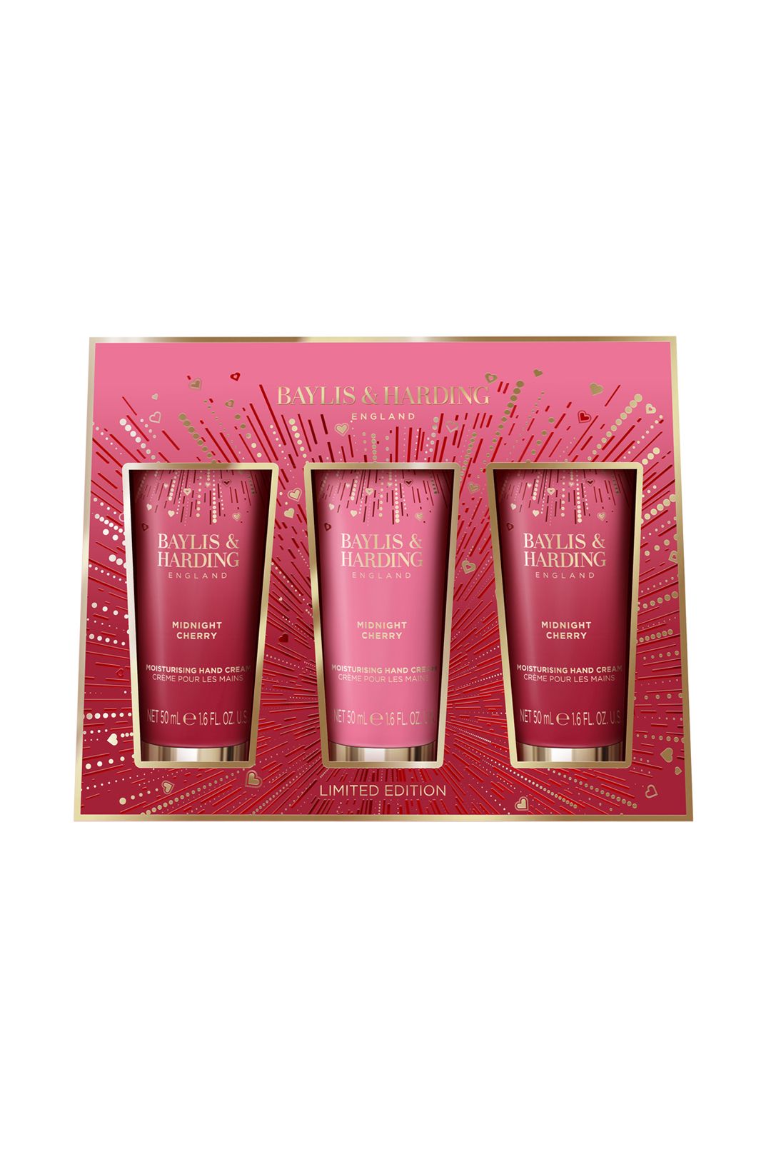 Baylis & Harding Midnight Cherry Luxury Hand Treats Gift Set Multi image 1