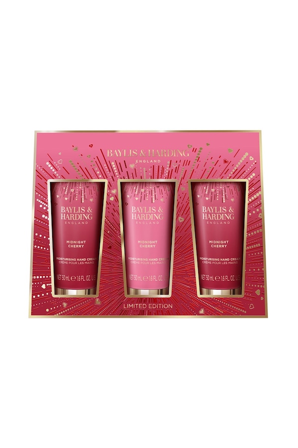 Baylis & Harding Midnight Cherry Luxury Hand Treats Gift Set Multi