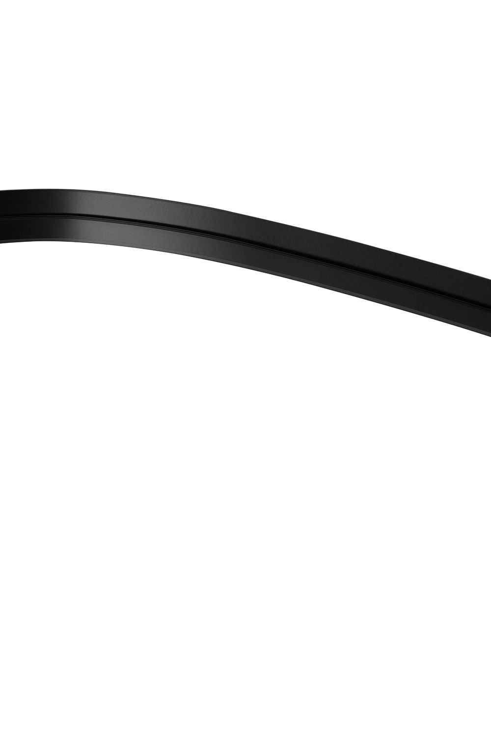 Living and Home Teardrop-Shaped Wall-Mounted Bathroom Mirror with Metal Frame & Anti-Shatter Backing image 5